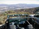 Jason's classic FJ45 looking over the Pozo valley. 